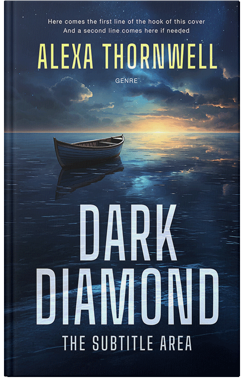 Front view of Premade Mystery & Thriller & Suspense Book Cover - Big Stone #36042 | BookCoverZone*