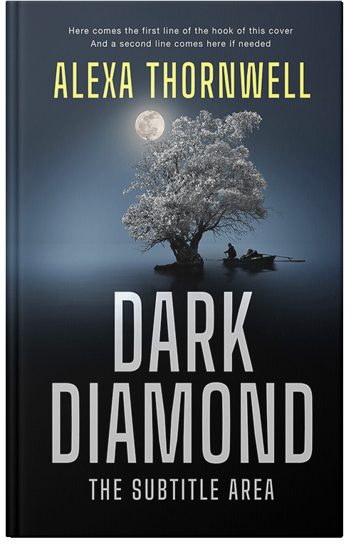 Front view of Premade Mystery & Thriller & Suspense Book Cover - Mirage #36043 | BookCoverZone*