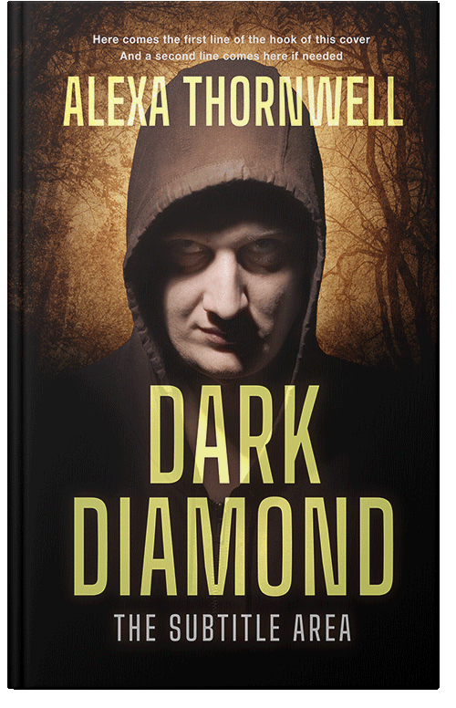 Front view of Premade Mystery & Thriller & Suspense Book Cover - Laser #36050 | BookCoverZone*