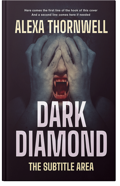 Front view of Premade Horror Book Cover - Wafer #36052 | BookCoverZone*