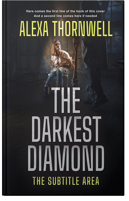 Front view of Premade Mystery & Thriller & Suspense Book Cover - Thistle Green #36057 | BookCoverZone*