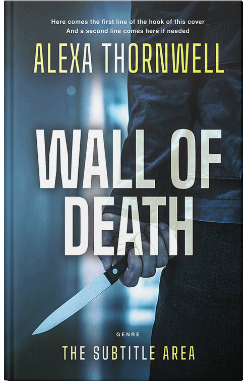 Front view of Custom & Premade Mystery & Thriller & Suspense Book Cover - Ebony Clay #36059 | BookCoverZone*