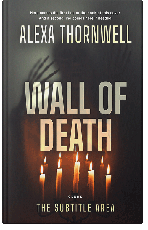 Front view of Premade Horror Book Cover - Woody Brown #36061 | BookCoverZone*