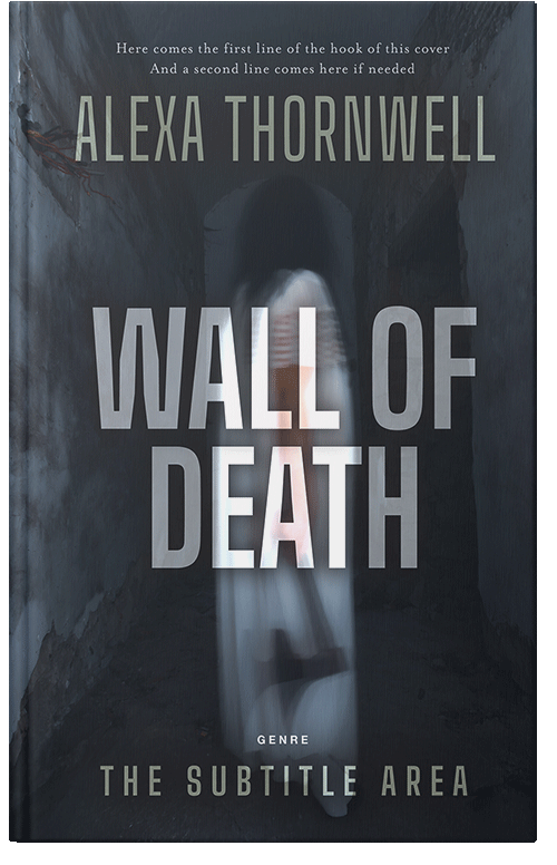 Front view of Premade Horror Book Cover - Shark #36062 | BookCoverZone*