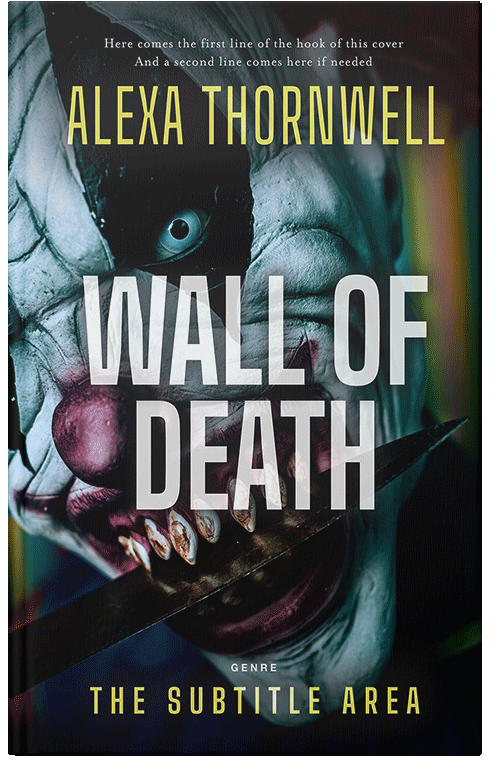 Front view of Premade Horror Book Cover - Moon Mist #36063 | BookCoverZone*