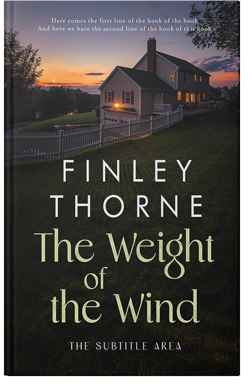 Front view of Premade Mystery & Thriller & Suspense Book Cover - Log Cabin #36077 | BookCoverZone*