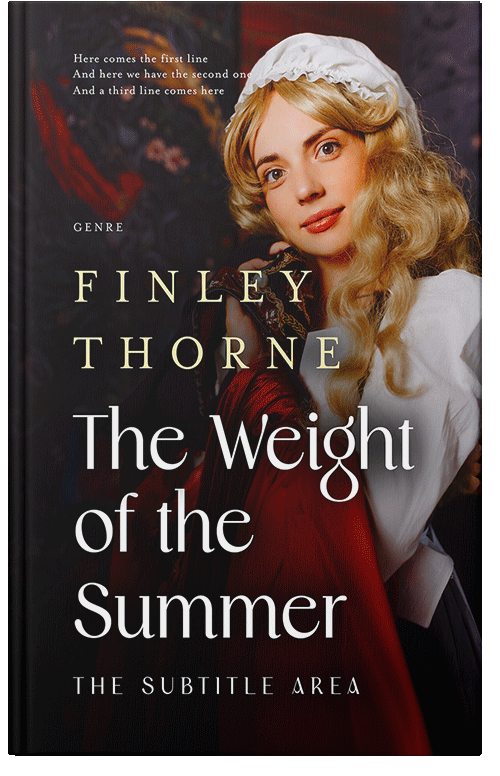 Front view of Premade Historical Book Cover - Indian Khaki #36100 | BookCoverZone*