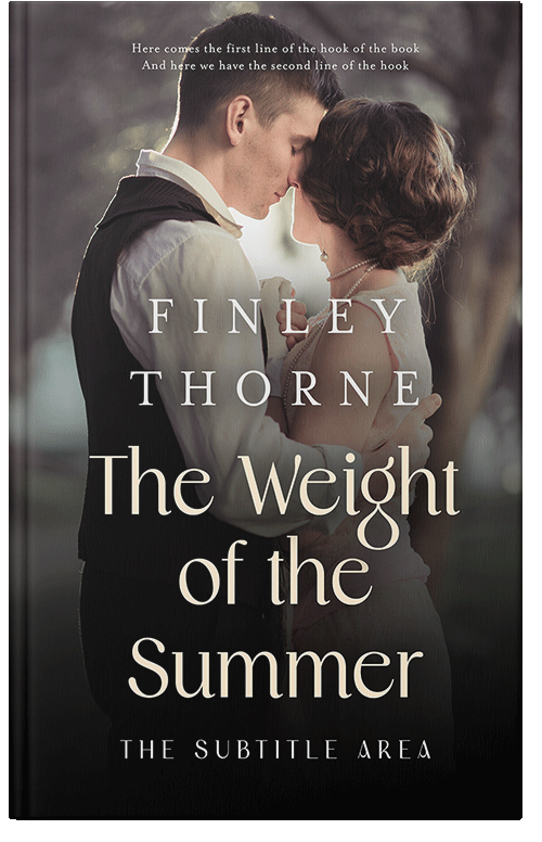 Front view of Premade Romance Book Cover - Thunder #36102 | BookCoverZone*