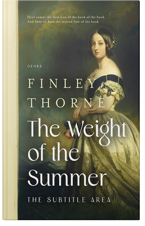 Front view of Premade Historical Book Cover - Kelp #36104 | BookCoverZone*