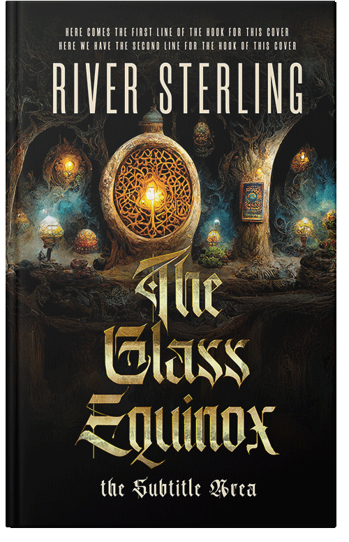 Front view of Premade Fantasy Book Cover - Tan #36106 | BookCoverZone*