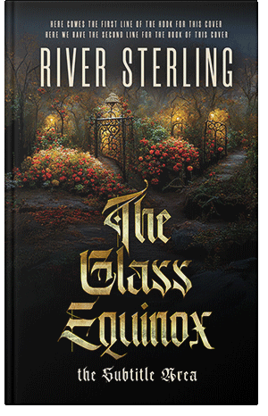 Premade Book Cover Tan