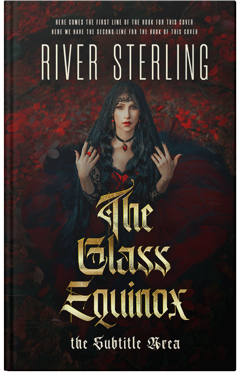 Front view of Premade Fantasy Book Cover - Night Rider #36114 | BookCoverZone*