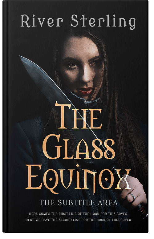 Front view of Premade Mystery & Thriller & Suspense Book Cover - Tan #36138 | BookCoverZone*