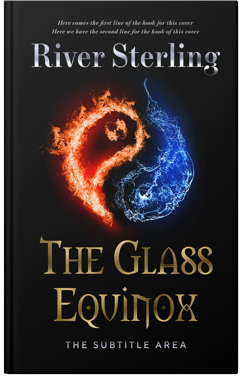 Front view of Premade Health & Mind & Body Book Cover - Antique Brass #36148 | BookCoverZone*