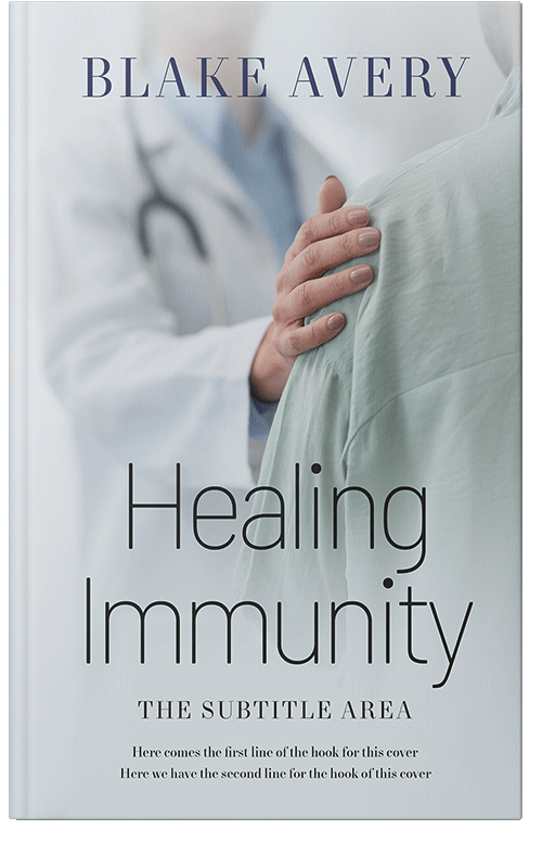 Front view of Premade Medical Book Cover - Iron #36174 | BookCoverZone*