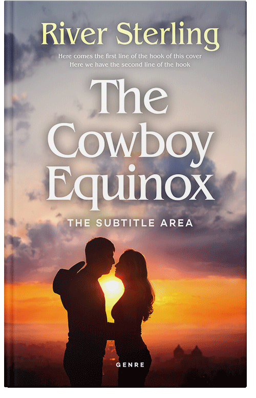 Front view of Premade Romance Book Cover - Del Rio #36201 | BookCoverZone*