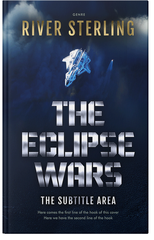 Front view of Premade Science Fiction Book Cover - Black Pearl #36238 | BookCoverZone*