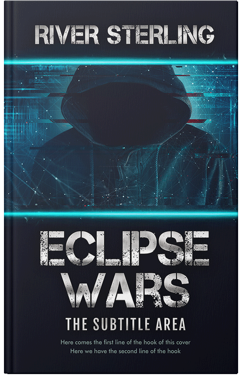 Front view of Premade Science Fiction Book Cover - Ebony #36242 | BookCoverZone*
