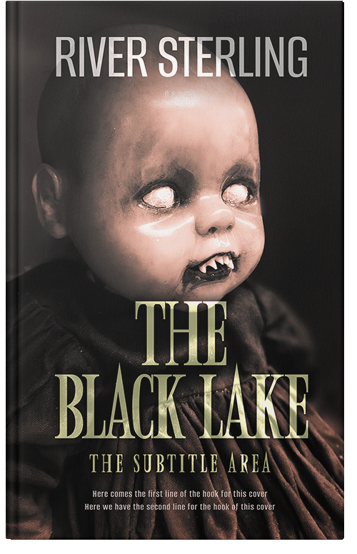 Front view of Premade Horror Book Cover - Vanilla #36281 | BookCoverZone*