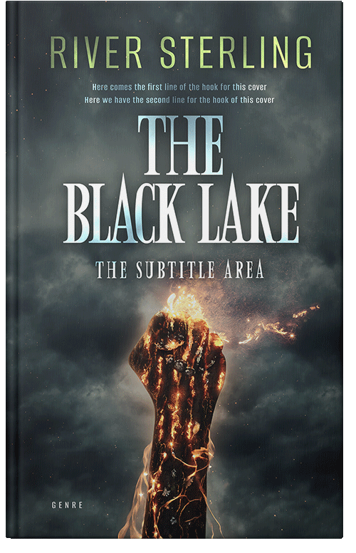 Front view of Premade Fantasy Book Cover - Outer Space