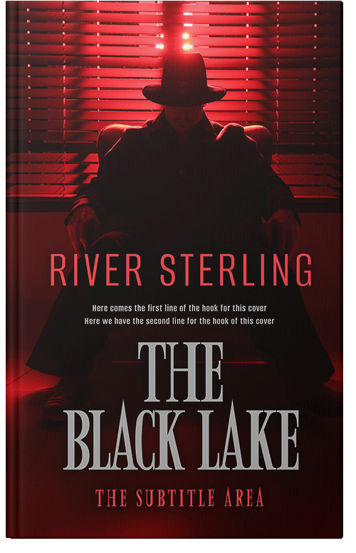 Front view of Premade Mystery & Thriller & Suspense Book Cover - Chestnut Rose