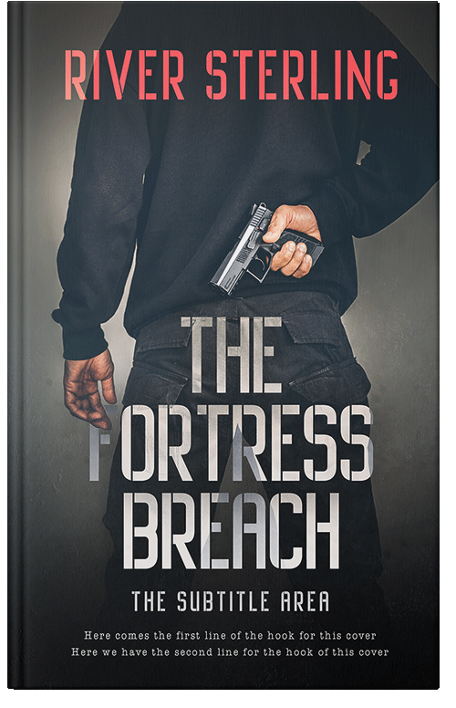 Front view of Premade Mystery & Thriller & Suspense Book Cover - Shark