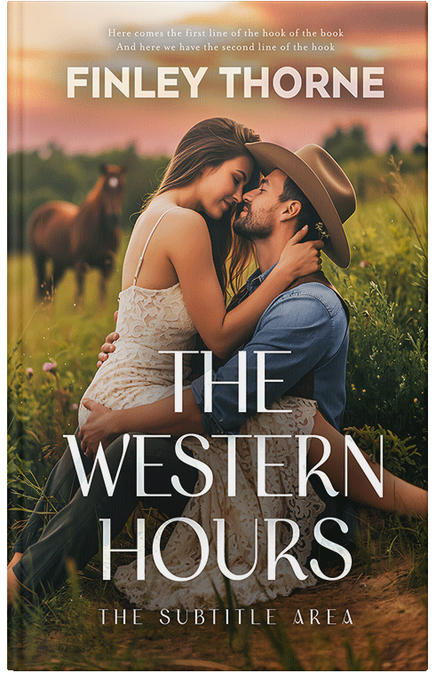 Front view of Premade Romance Book Cover - Lisbon Brown