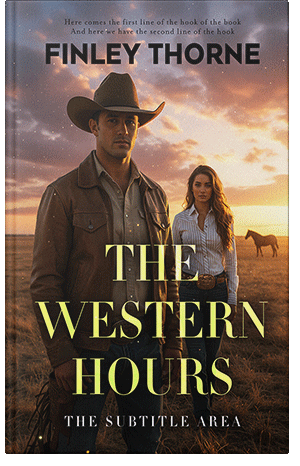 Premade Book Cover Gold Sand