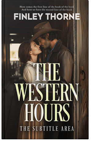 Premade Book Cover Stark White