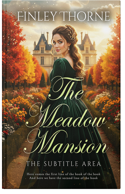 Front view of Premade Historical Book Cover - Harvest Gold