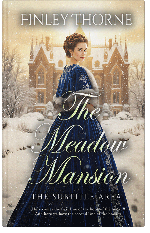 Front view of Premade Historical Book Cover - Vanilla