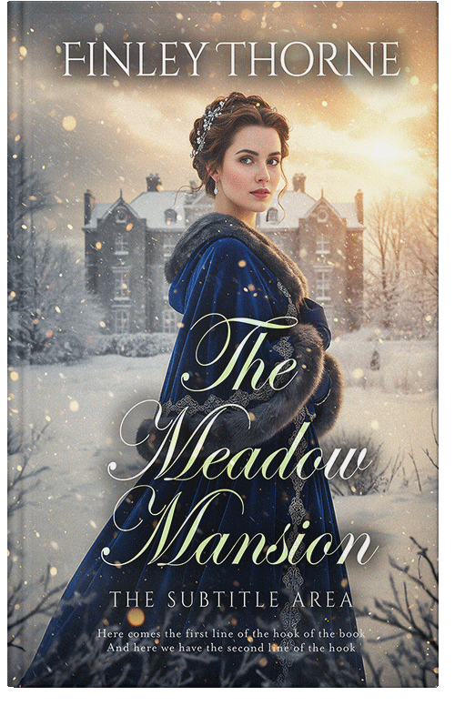 Front view of Premade Historical Book Cover - Bison Hide