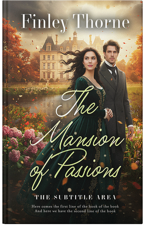 Front view of Premade Historical Book Cover - Straw