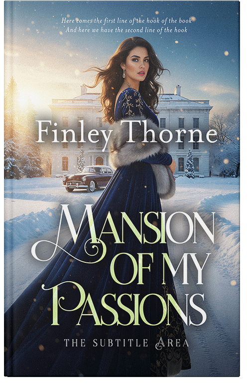 Front view of Premade Historical Book Cover - Ebony Clay