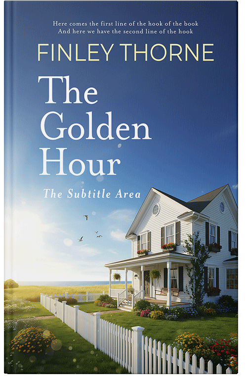 Front view of Premade Literary Fiction Book Cover - East Bay