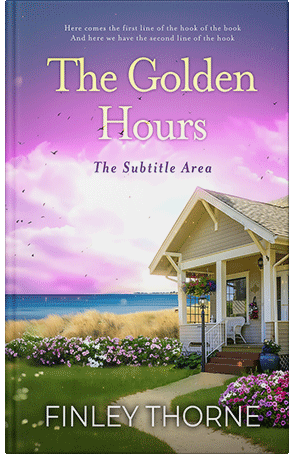 Premade Book Cover Pink Flare