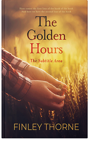 Premade Book Cover Raw Sienna