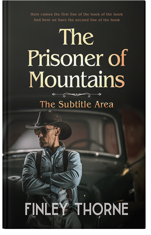 Front view of Premade Nonfiction Book Cover - Rangoon Green