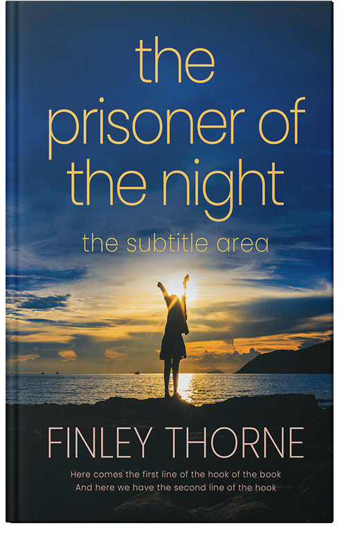 Front view of Premade Nonfiction Book Cover - Laser