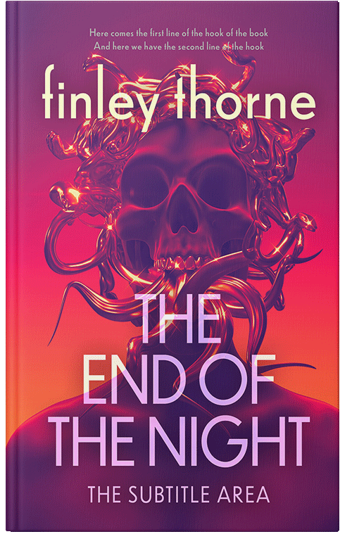 Front view of Premade Horror Book Cover - Disco #36408 | BookCoverZone*