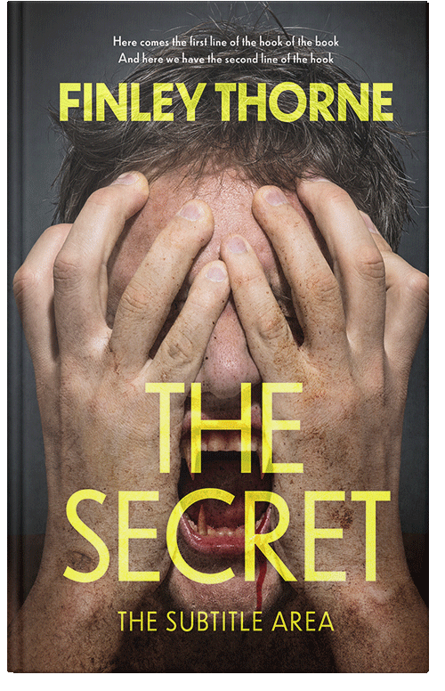 Front view of Premade Mystery & Thriller & Suspense Book Cover - Sandal