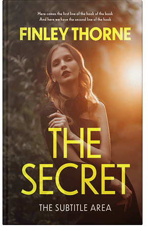 Premade Book Cover Brown Derby