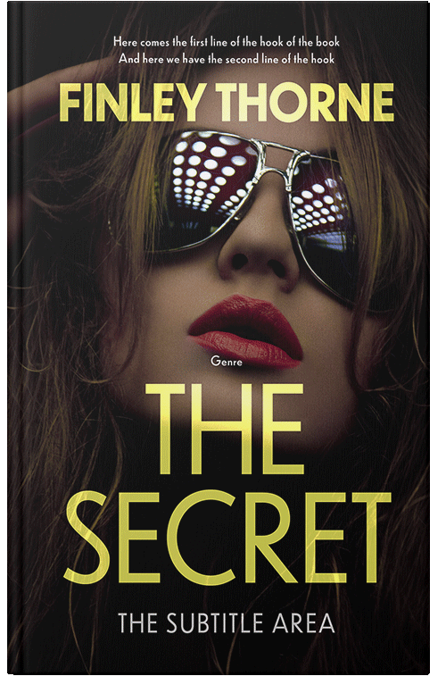 Front view of Premade Mystery & Thriller & Suspense Book Cover - Straw