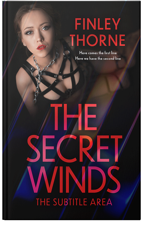 Front view of Premade Mystery & Thriller & Suspense Book Cover - Chestnut Rose