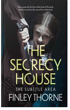 Premade Book Cover Green Mist