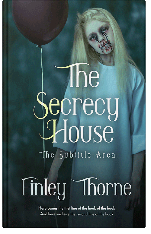Front view of Premade Horror Book Cover - Gable Green #36436 | BookCoverZone*