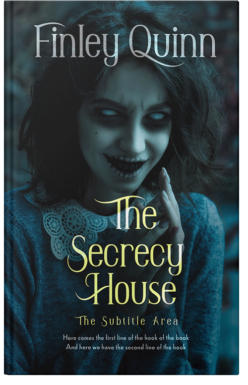 Front view of Premade Horror Book Cover - Aztec #36445 | BookCoverZone*