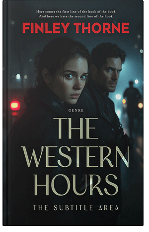 Premade Book Cover Black