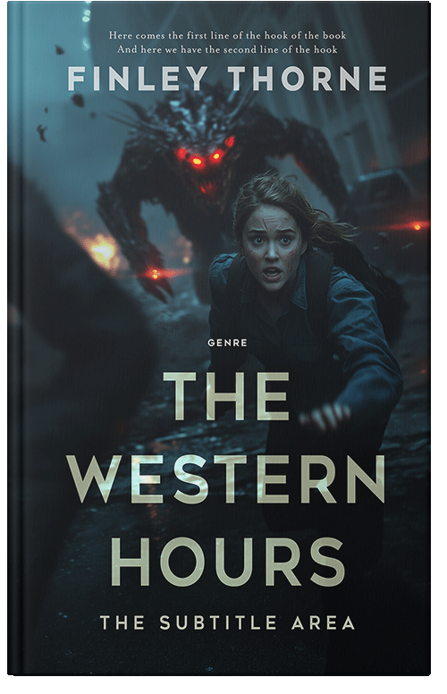 Front view of Premade Horror Book Cover - Bunker #36474 | BookCoverZone*