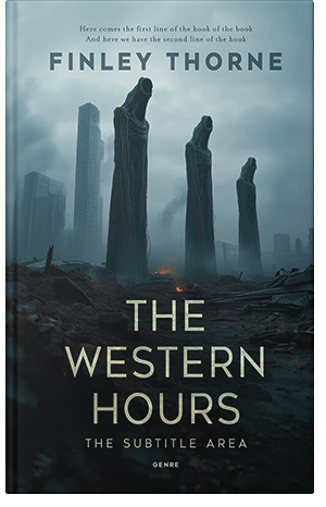 Premade Book Cover Tower Gray